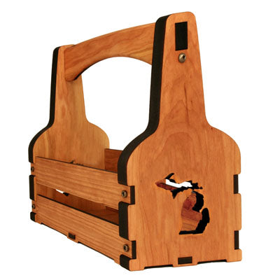 Tabletop Caddy – Michigan Cherry Wood – 10" x 8.75" x 5.75"