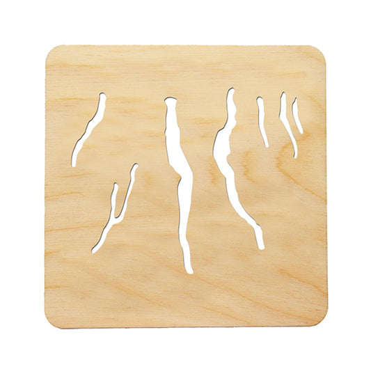 Finger Lakes Cutout Drink Coaster