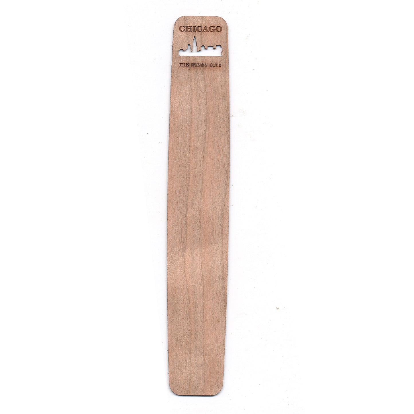 Chicago Skyline Cherry Bookmark – 5.75" x .875" Windy City Reader Gift