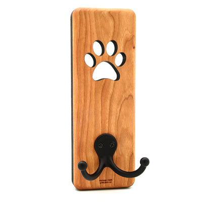 Paw Cherry Hook - 7.75" x 2.5" - Dog Lover Wall Organizer