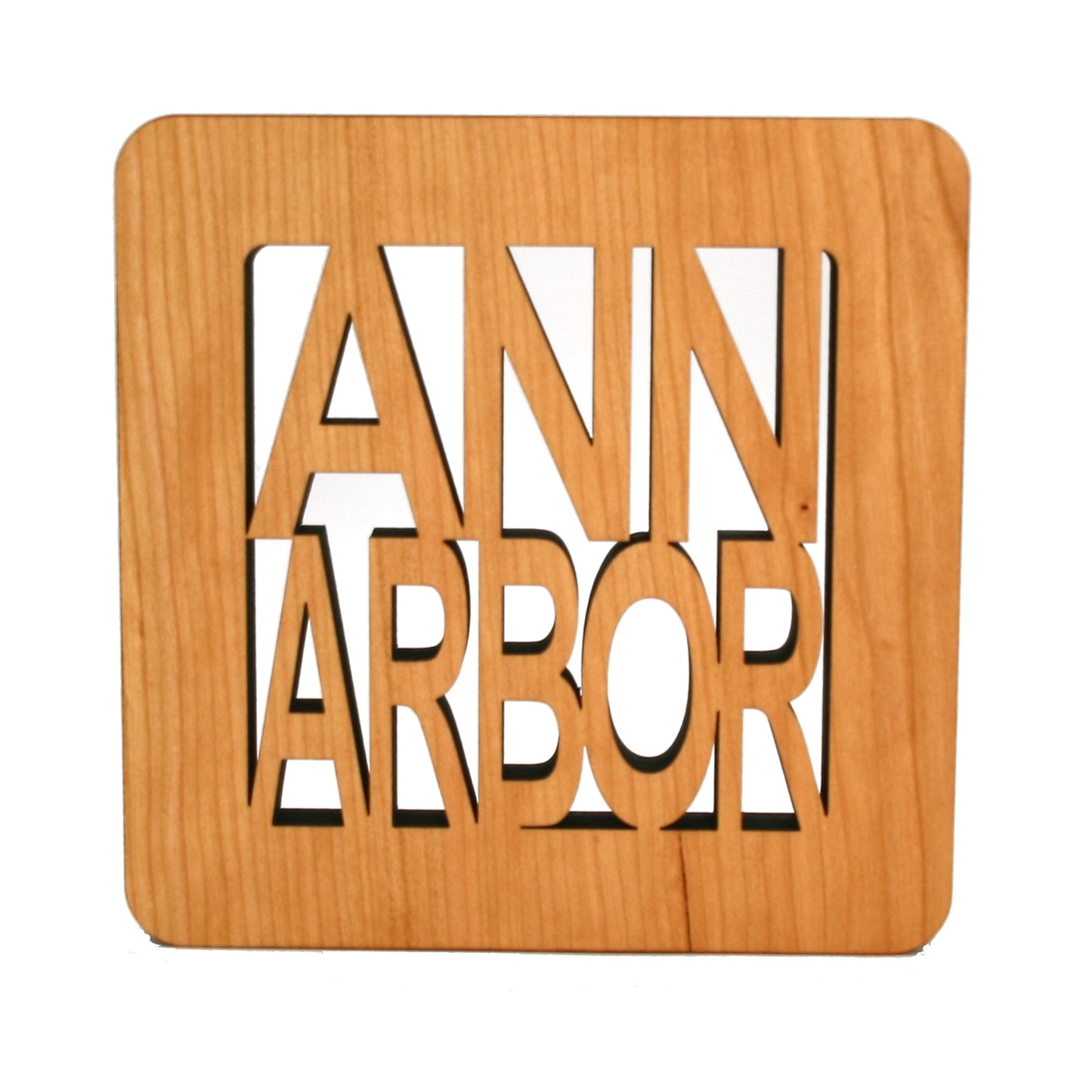 Ann Arbor Cherry Wood Trivet