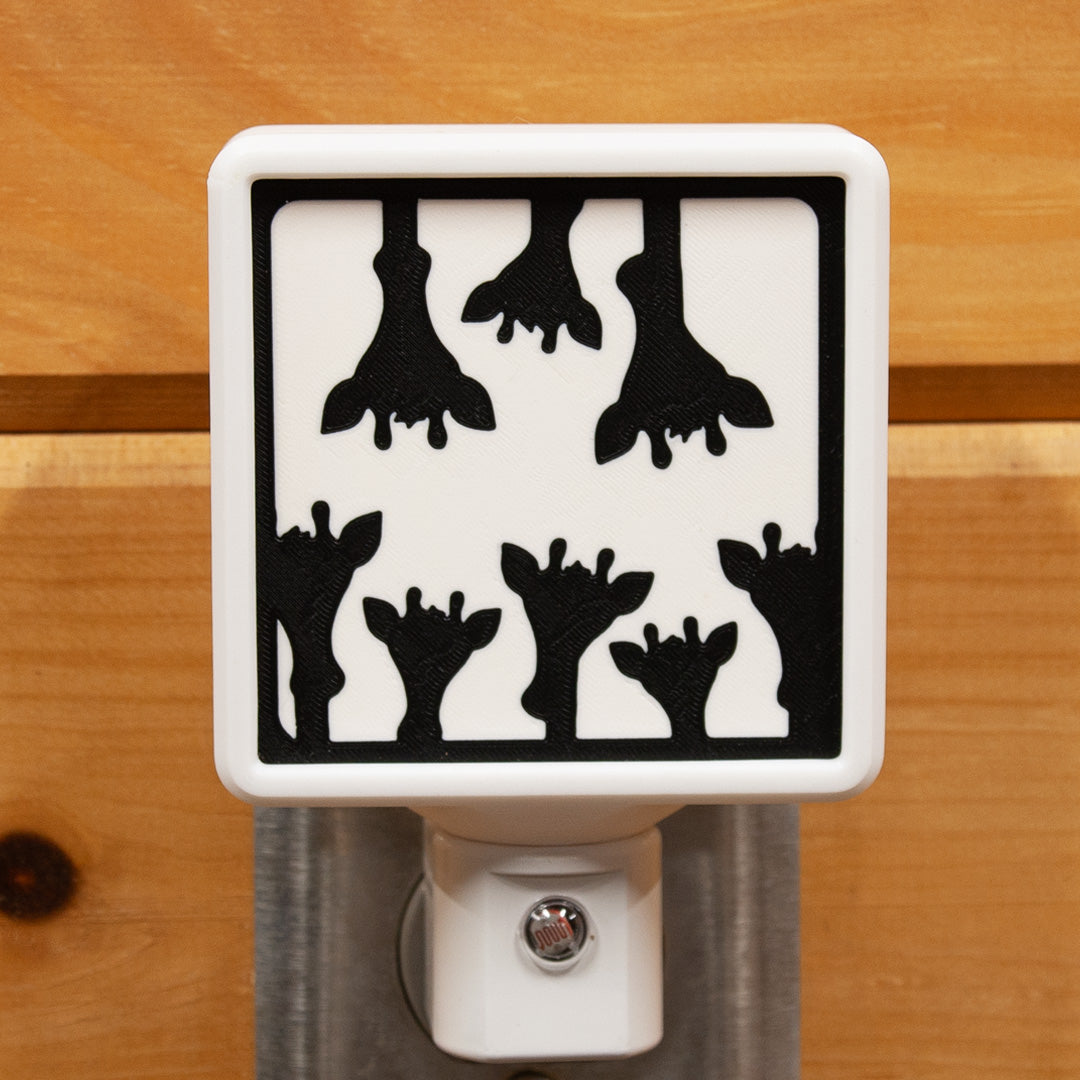 Giraffe Heads LED Night Light