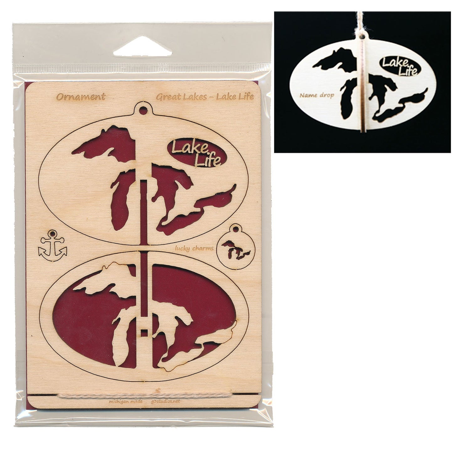DIY Great Lakes Ornament Kit Large
