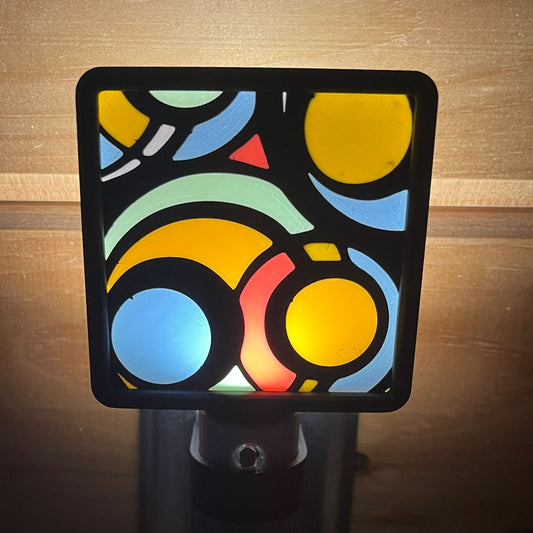 3d Printed Modern Circle Nightlight