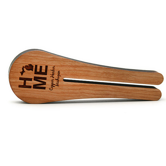 Coffee Scoop – 5.8" x .63" – Home MI – Cherry – Michigan Coffee Utensil