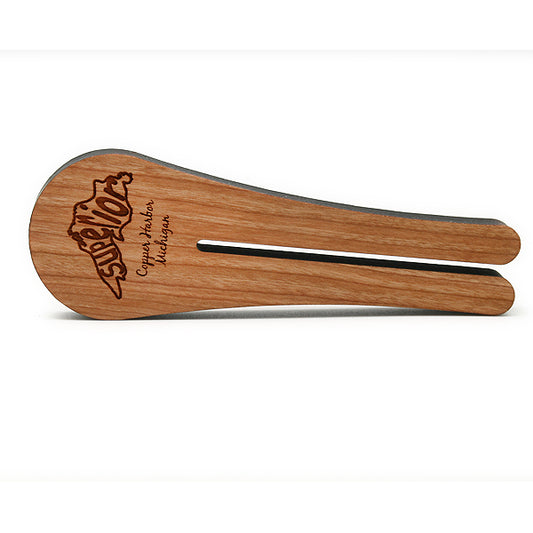 Coffee Scoop – 5.8" x .63" – Lake Superior Lake Name – Cherry – Regional Coffee Utensil