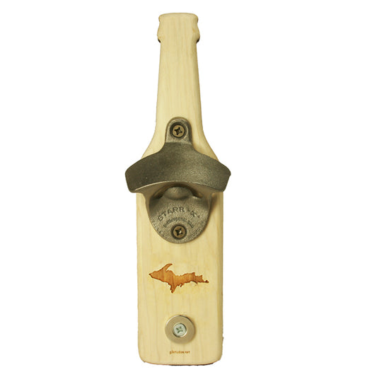 UP Poplar Magnetic Bottle Opener – 9" x 2.5" – Upper Peninsula Starr Opener