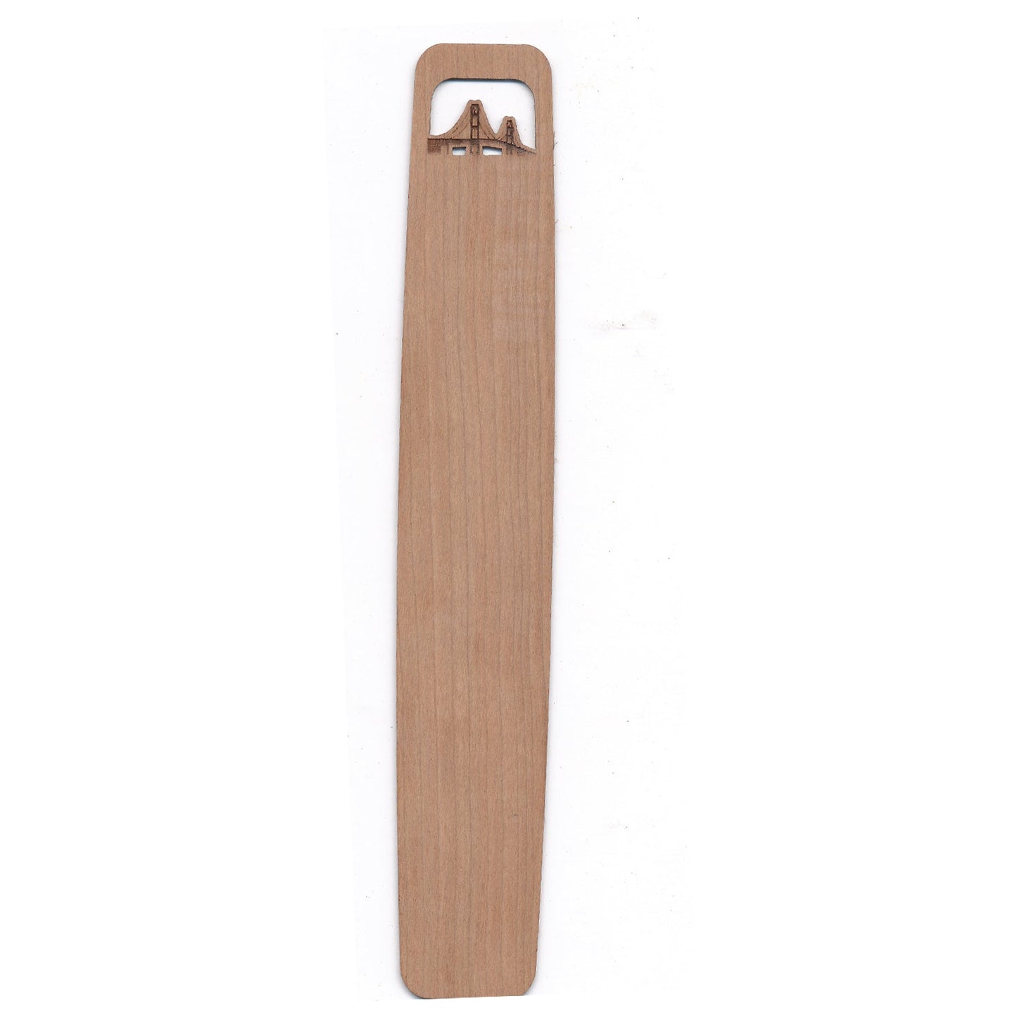 Mackinac Bridge Cherry Bookmark