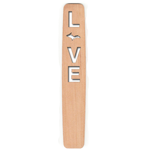 Love UP Cherry Bookmark – 5.75" x .875" Upper Peninsula Gift