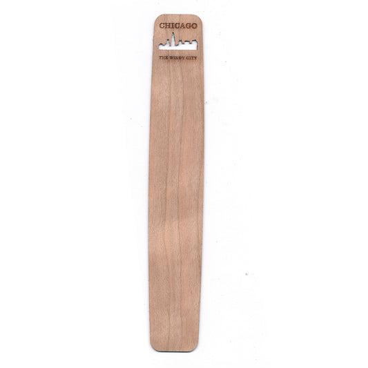 Chicago Skyline Cherry Bookmark – 5.75" x .875" Windy City Reader Gift