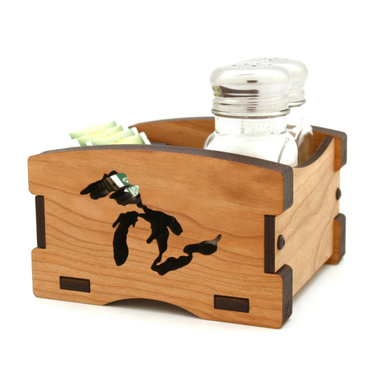 Great Lakes Cherry Condiment Crate - 5" x 4.75" - Michigan Kitchen Organizer