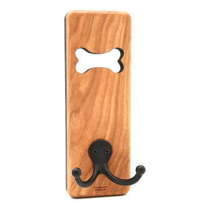 Bone Cherry Hook - 7.75" x 2.5" - Rustic Michigan Made Wall Hook