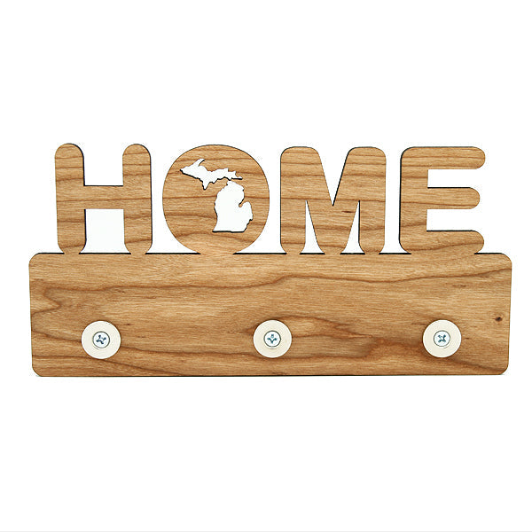 Home MI Cherry Magnetic Key Rack