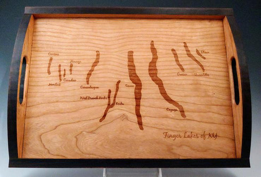 Finger Lakes Cherry Serving Tray – 16" x 12" x 1.25"
