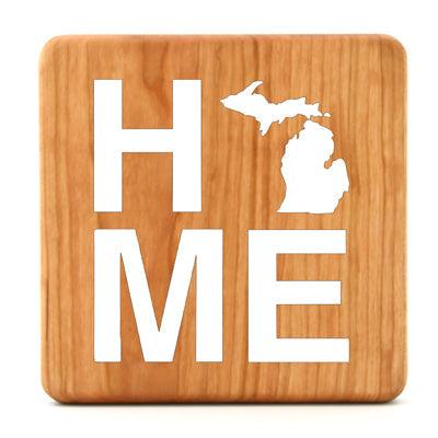 Home MI Cherry Wood Trivet