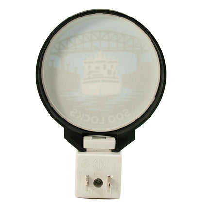 Soo Locks Sault Ste. Marie Night Light, MI Nautical Decor, Freighter.