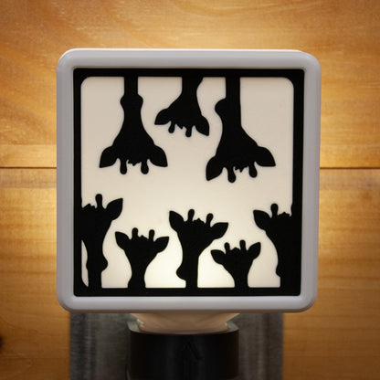 Giraffe Heads LED Night Light