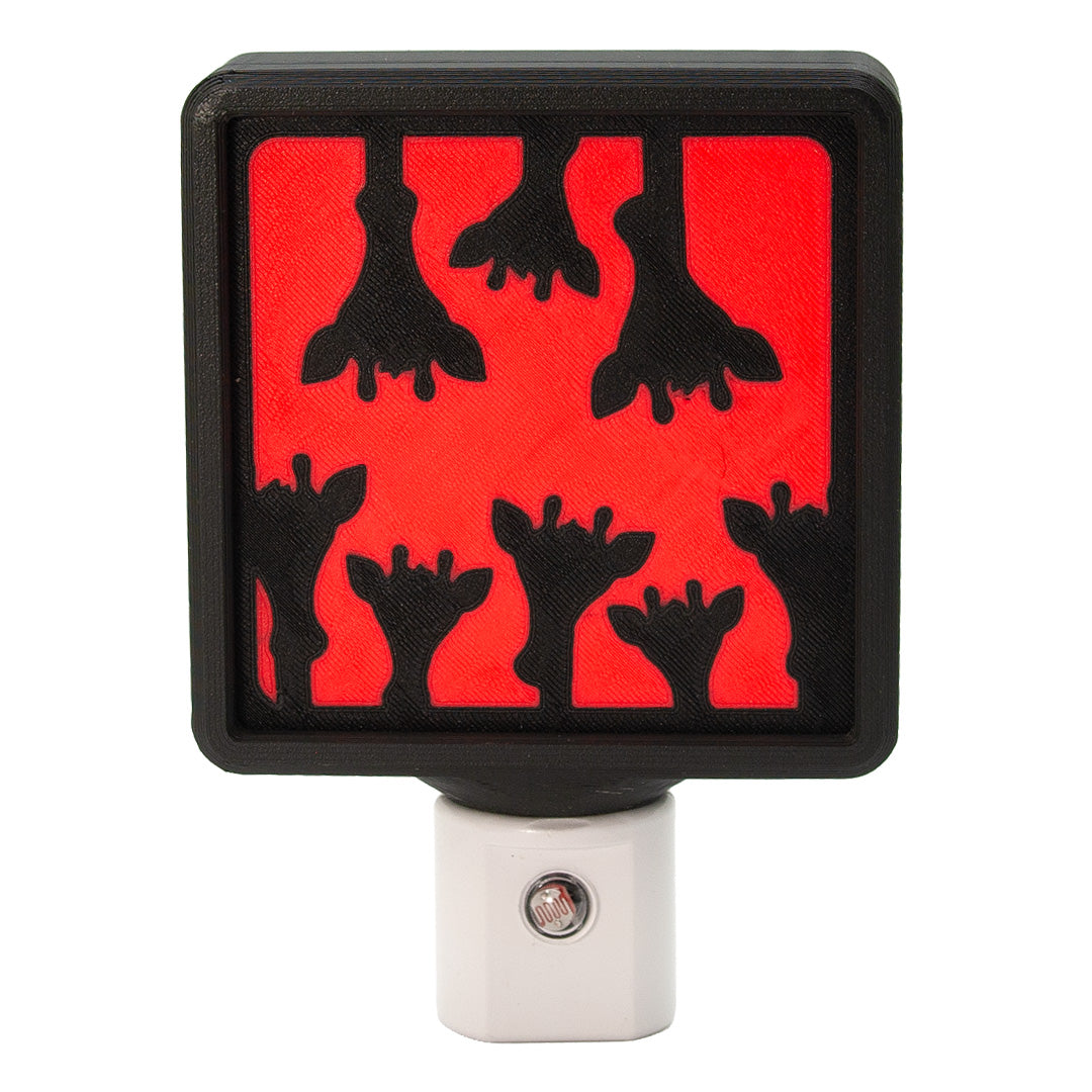 Giraffe Heads LED Night Light