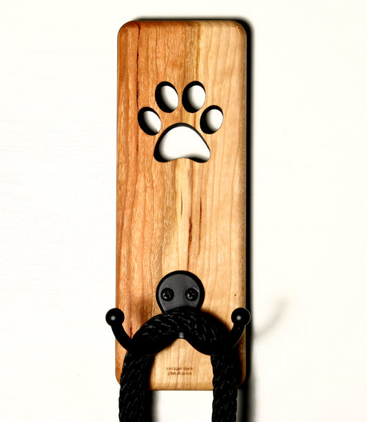 Paw Cherry Hook - 7.75" x 2.5" - Dog Lover Wall Organizer