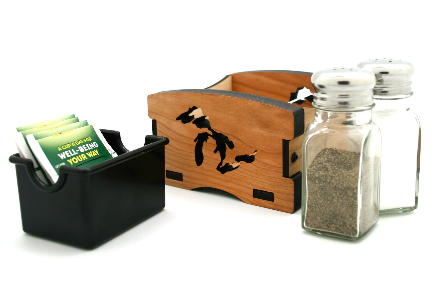 Great Lakes Cherry Condiment Crate - 5" x 4.75" - Michigan Kitchen Organizer