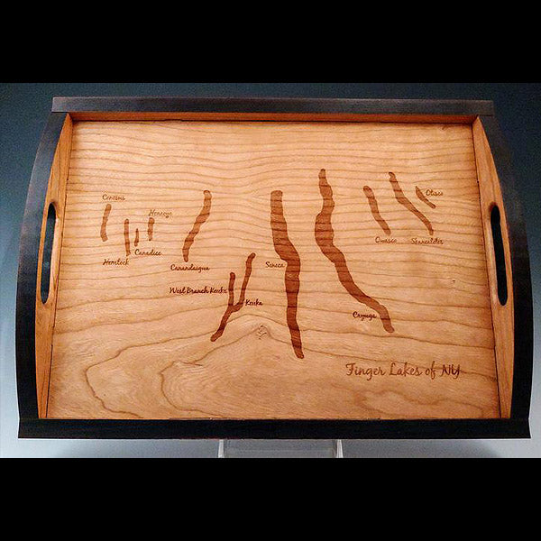 Finger Lakes Cherry Serving Tray