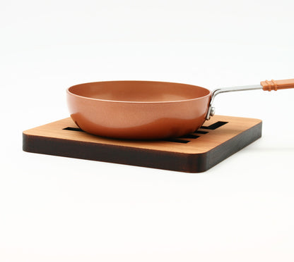 Cherry Wood Bicycle Trivet