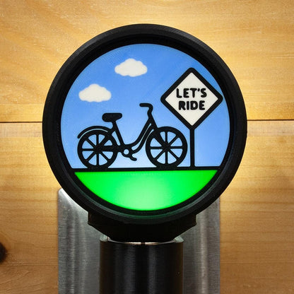 LED Bicycle Night Light – Cycling Decor – Michigan Made Gift for Cyclists.