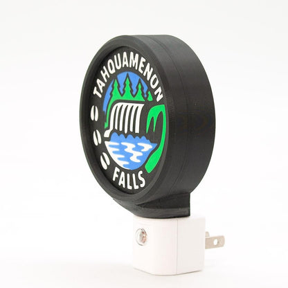 LED Night Light Tahquamenon Falls – Michigan UP Cabin Decor.
