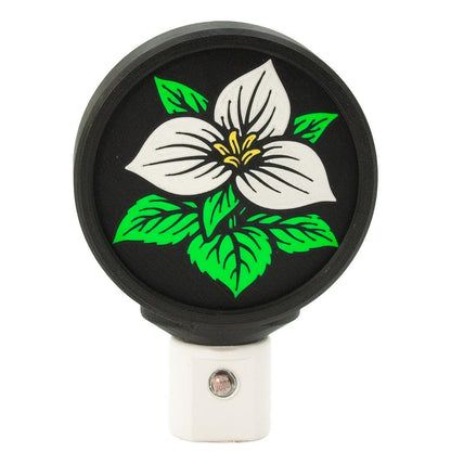 Night Light - Trillium Flower Eco-Friendly Home Decor.