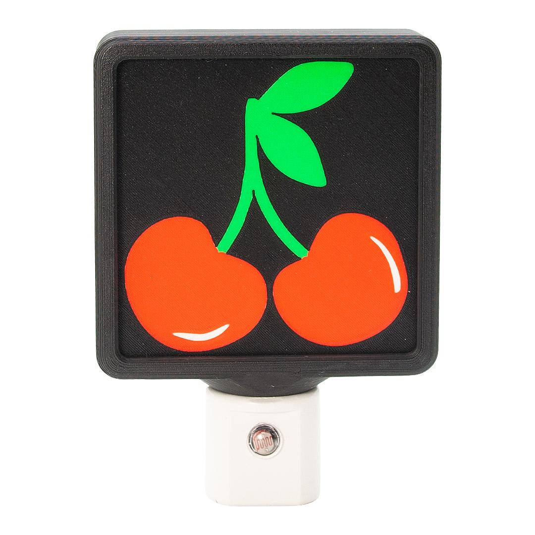 Michigan Cherry LED Night Light Handmade in USA eco-friendly Kitchen Lighting.